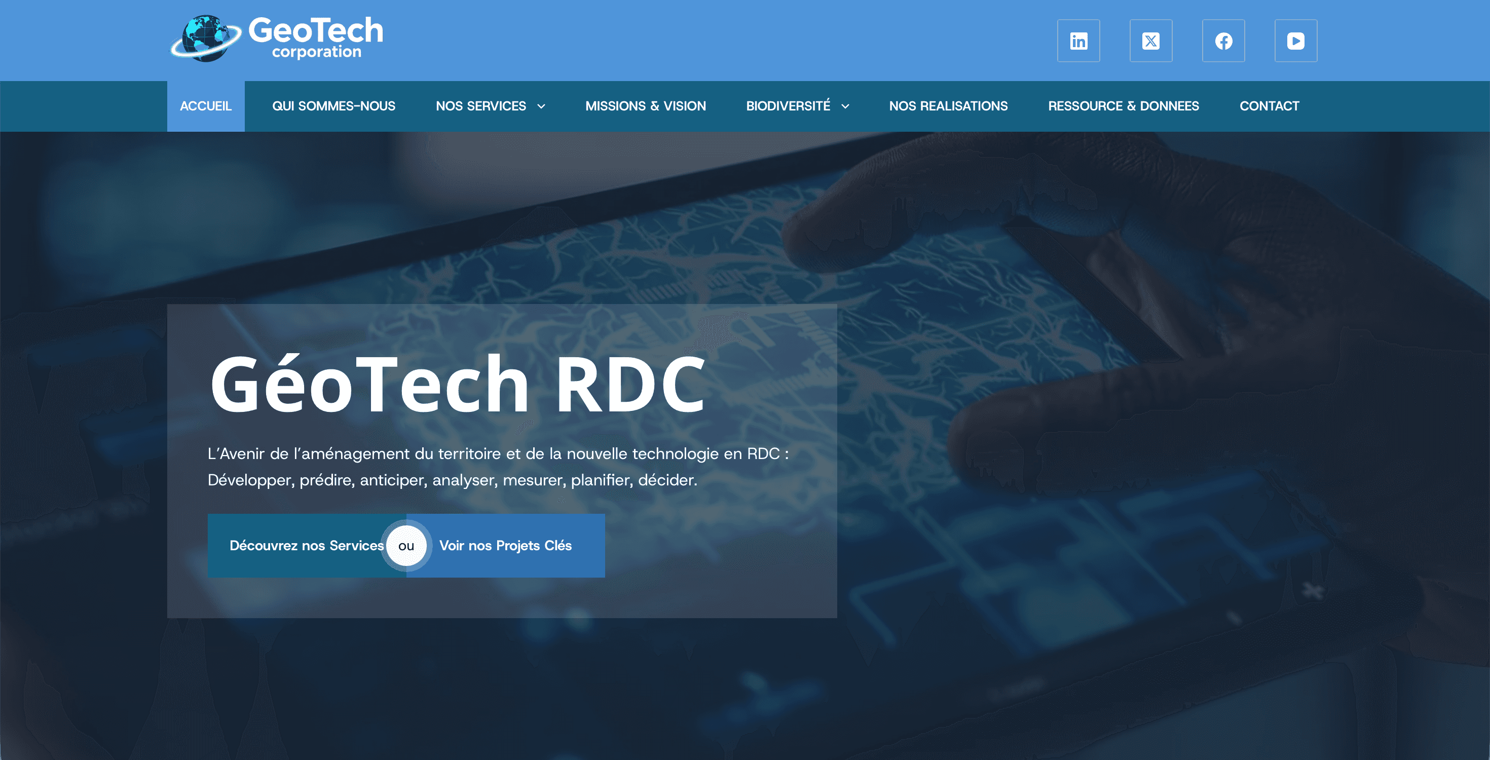Aperçu du projet Geotech